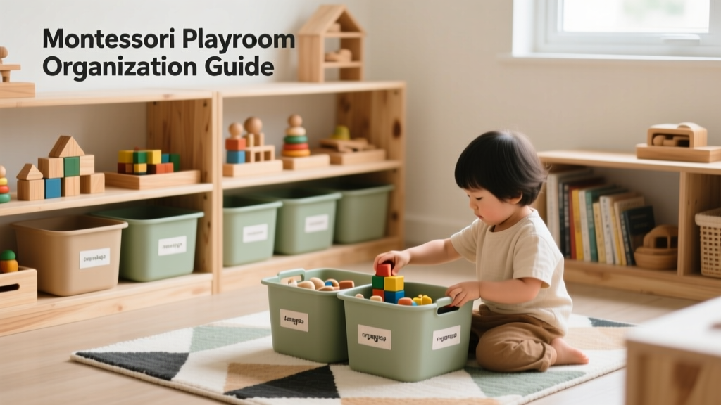 Montessori Playroom Organization Guide
