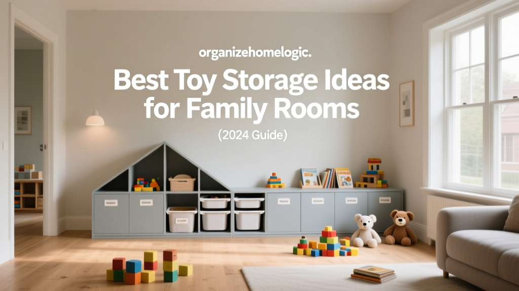 Best Toy Storage Ideas for Family Rooms (2024 Guide)