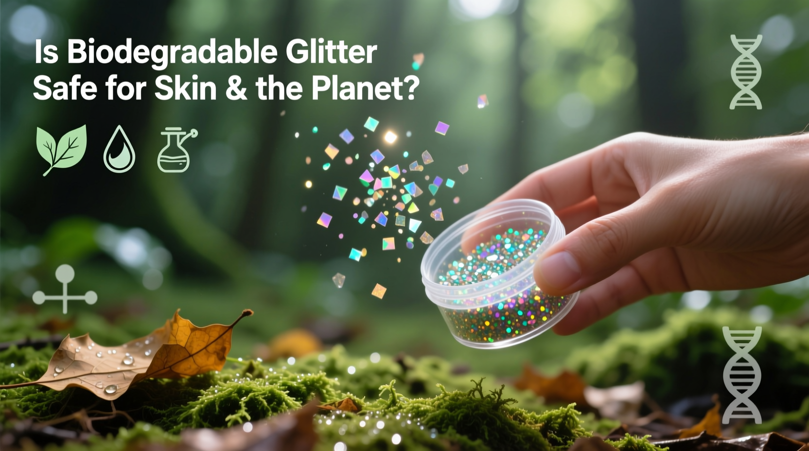 is biodegradable glitter actually safe for skin and the planet