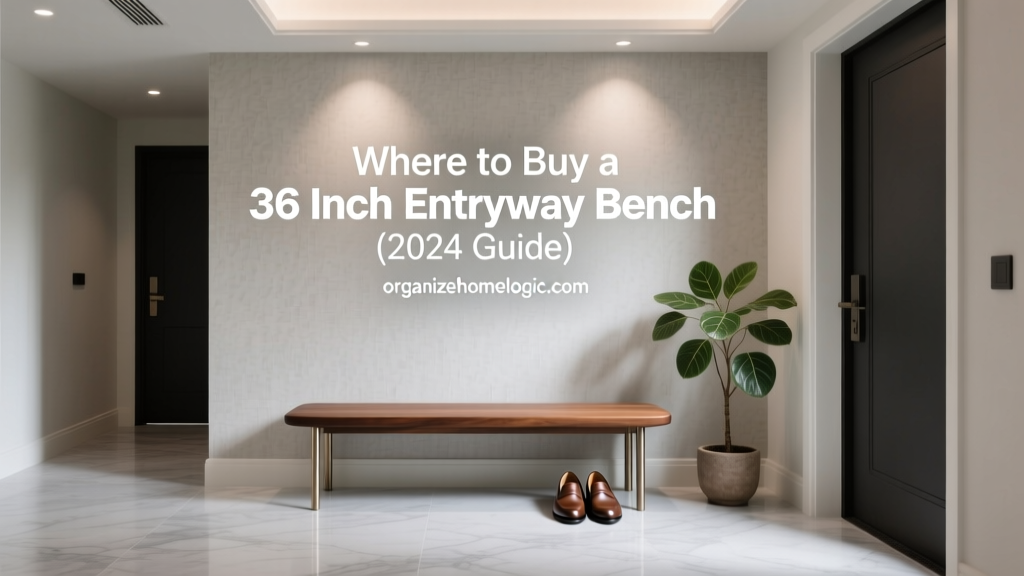 Where to Buy a 36 Inch Entryway Bench (2024 Guide)