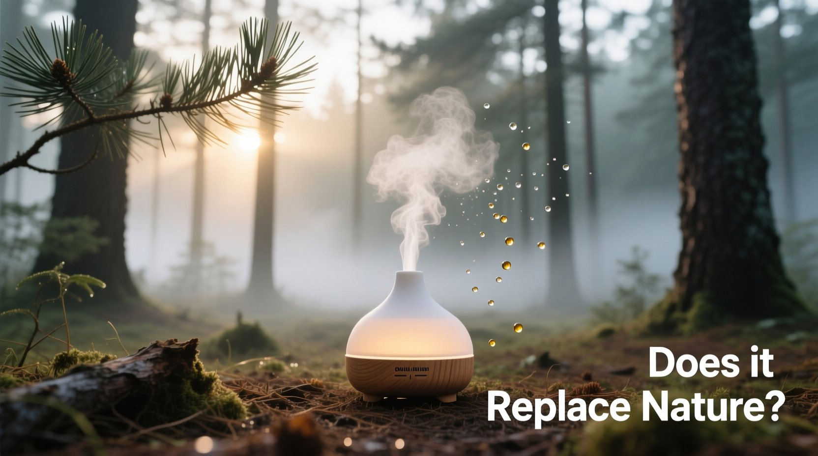 do scent diffusers with pine fragrance replace the need for a real tree smell
