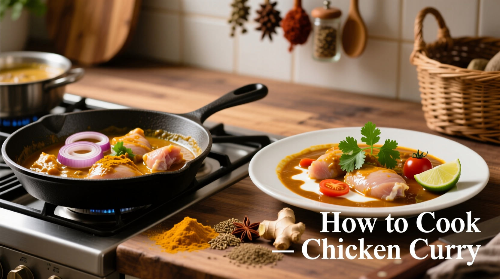 how to cook chicken curry