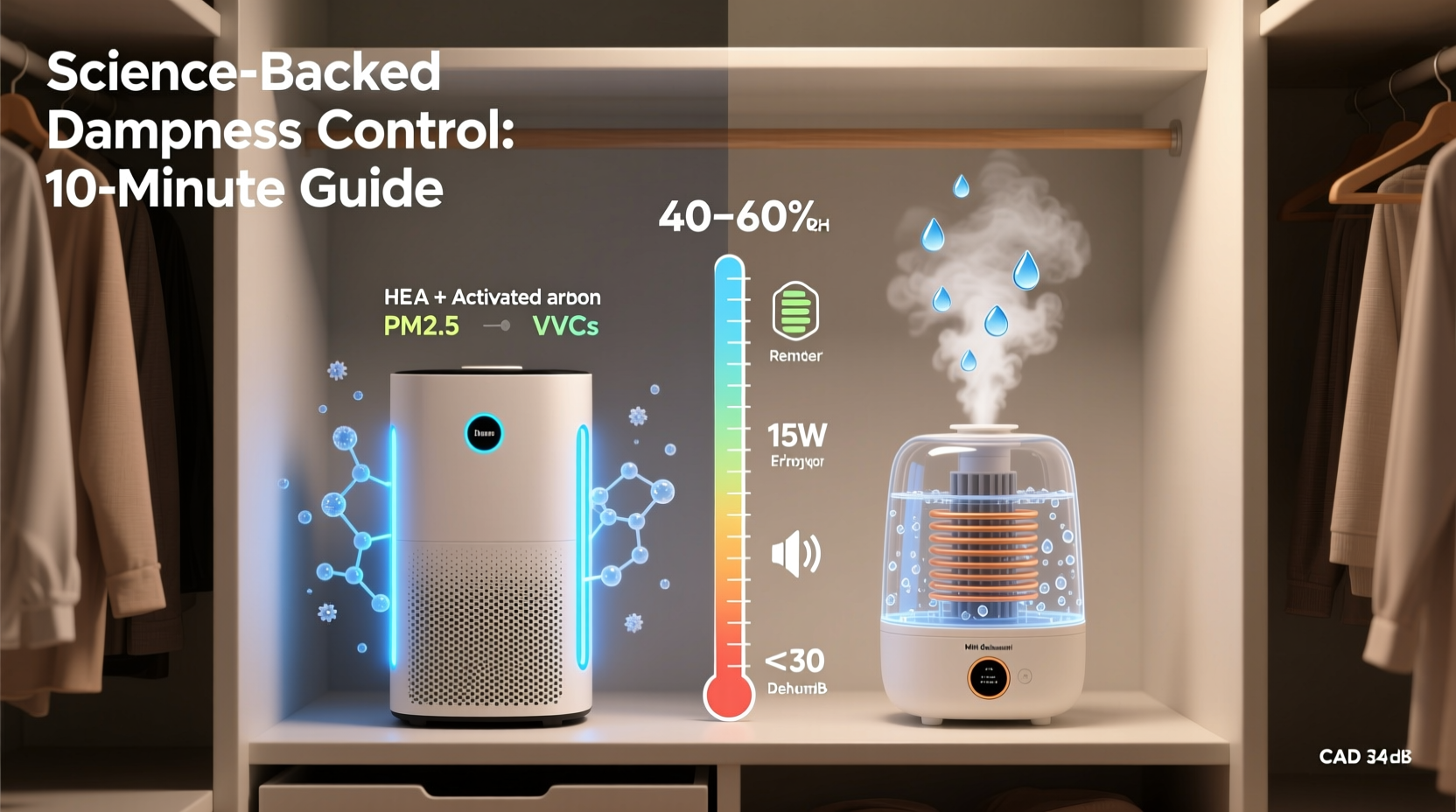 closet dampness fix dehumidifier vs air purifier