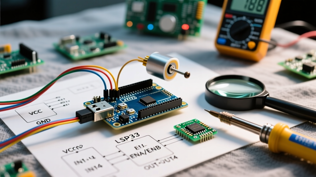 Troubleshooting L293D to Arduino Motor Controller Connections