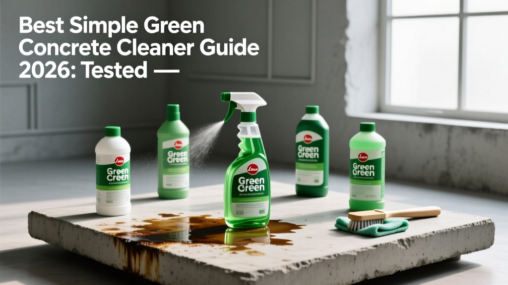 Best Simple Green Concrete Cleaner Guide 2026: Tested