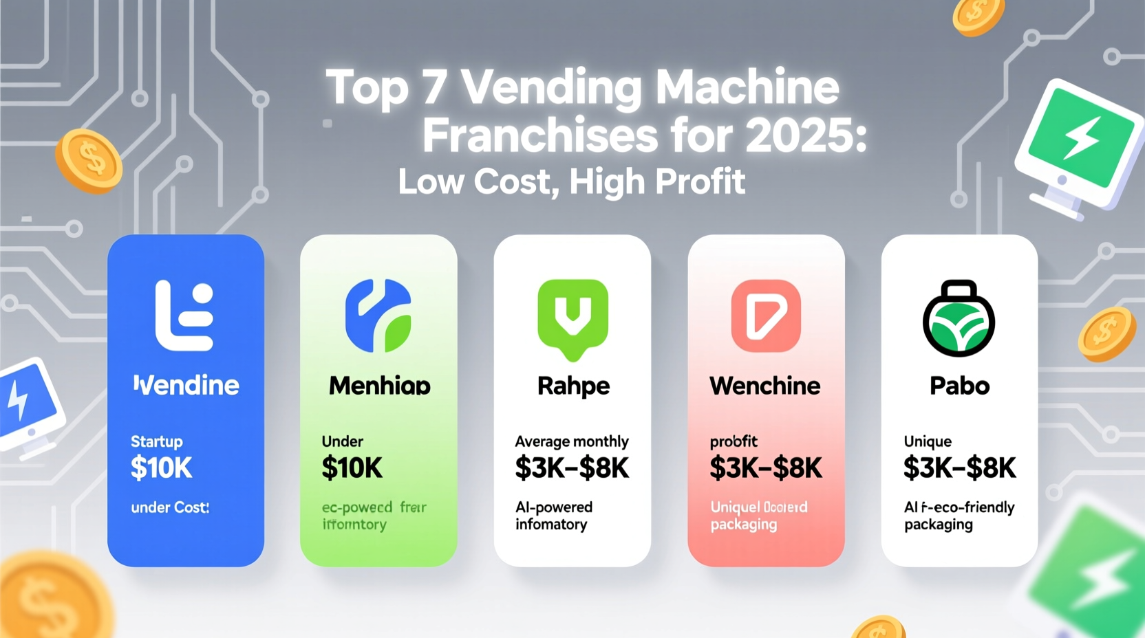 best vending machine franchises