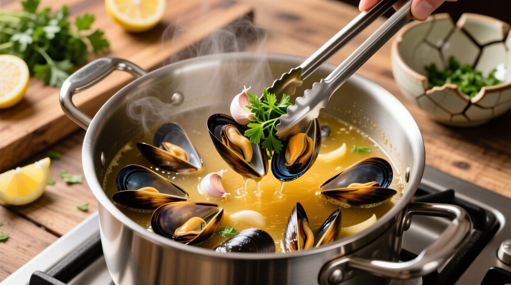 how long to cook mussels