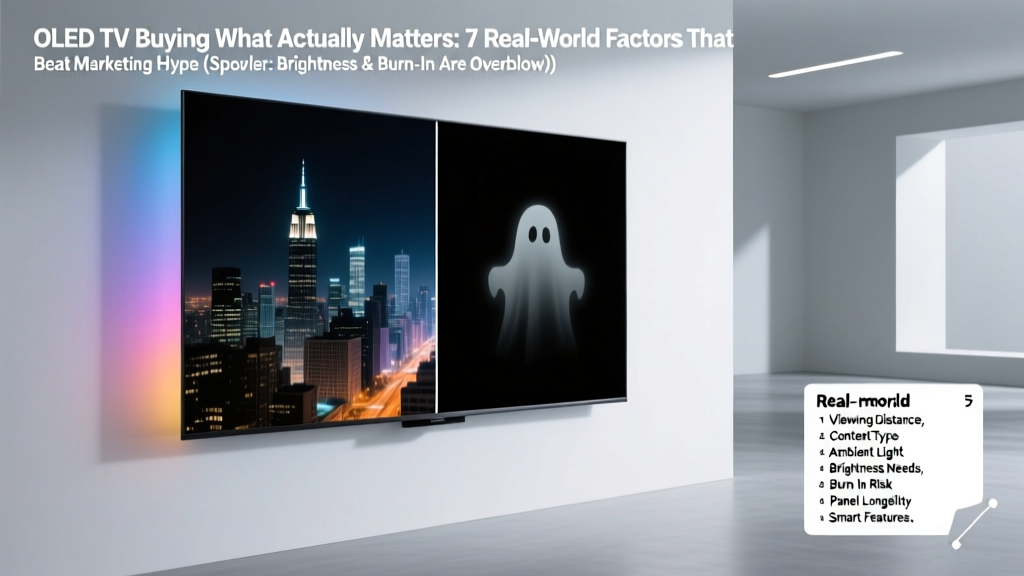 OLED TV Buying What Actually Matters: 7 Real-World Factors That Beat Marketing Hype (Spoiler: Brightness & Burn-In Are Overblown)