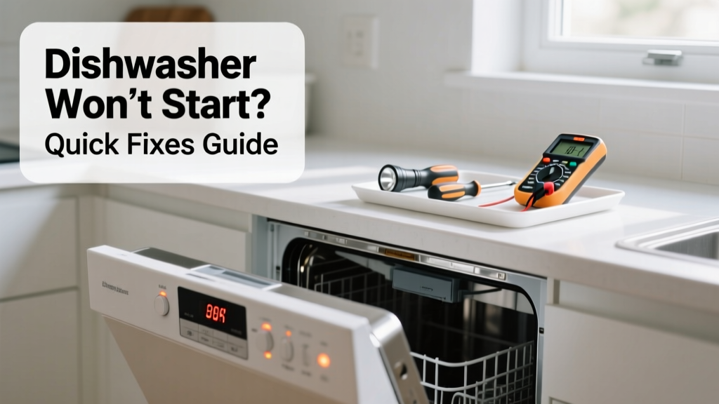 Dishwasher Won’t Start in Kitchen: Quick Fixes Guide