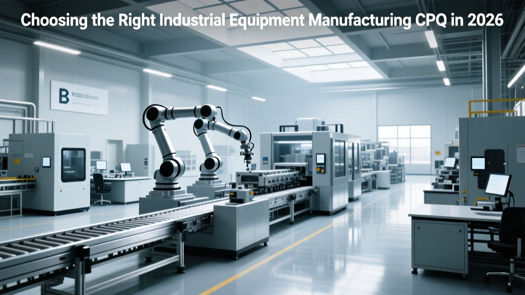 Choosing the Right Industrial Equipment Manufacturing CPQ in 2026