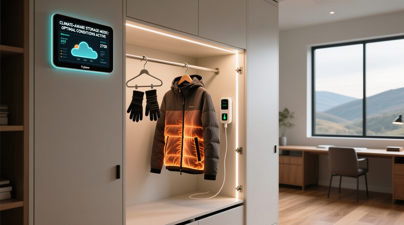 closet organization tips for heated clothing