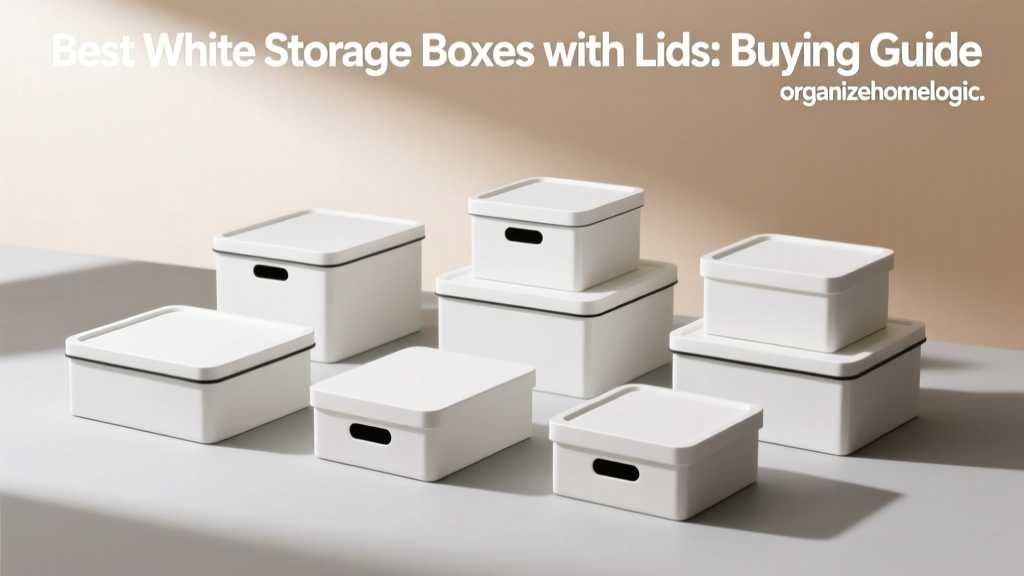 Best White Storage Boxes with Lids: Buying Guide