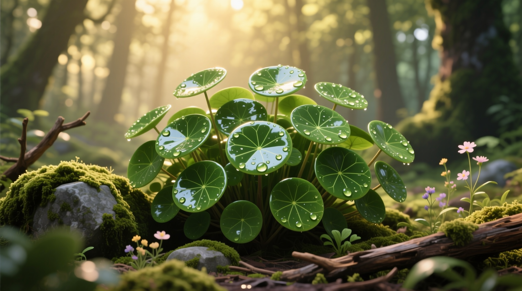 round leaved plants