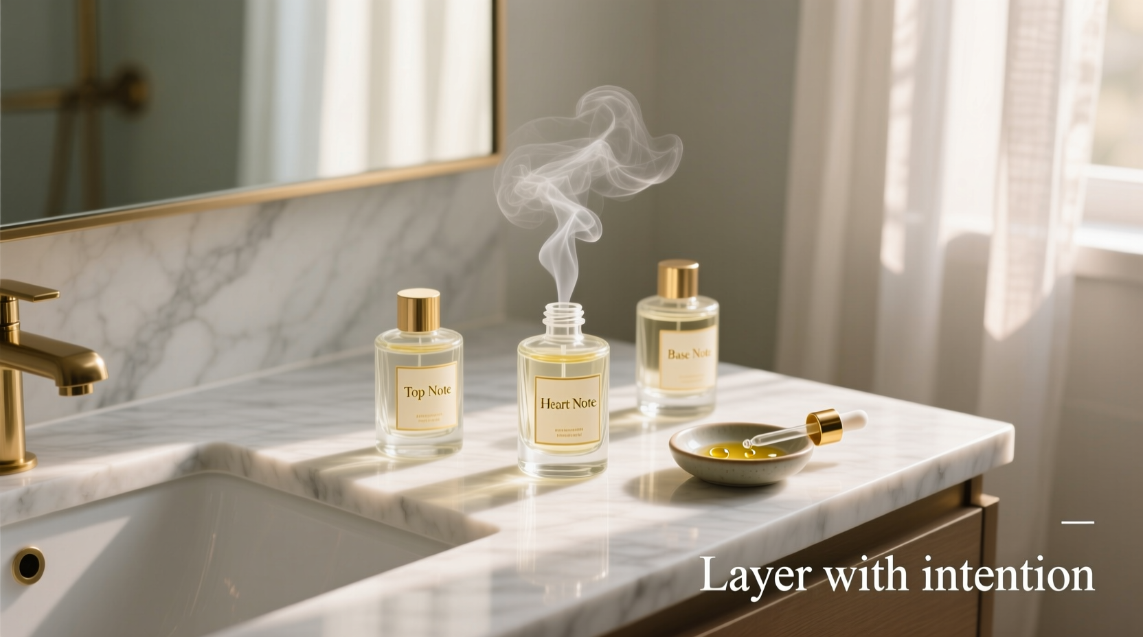 how to layer fragrance oils for a unique custom scent routine