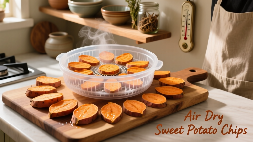 How to Air Dry Sweet Potato: Crispy, Nutrient-Rich Chips