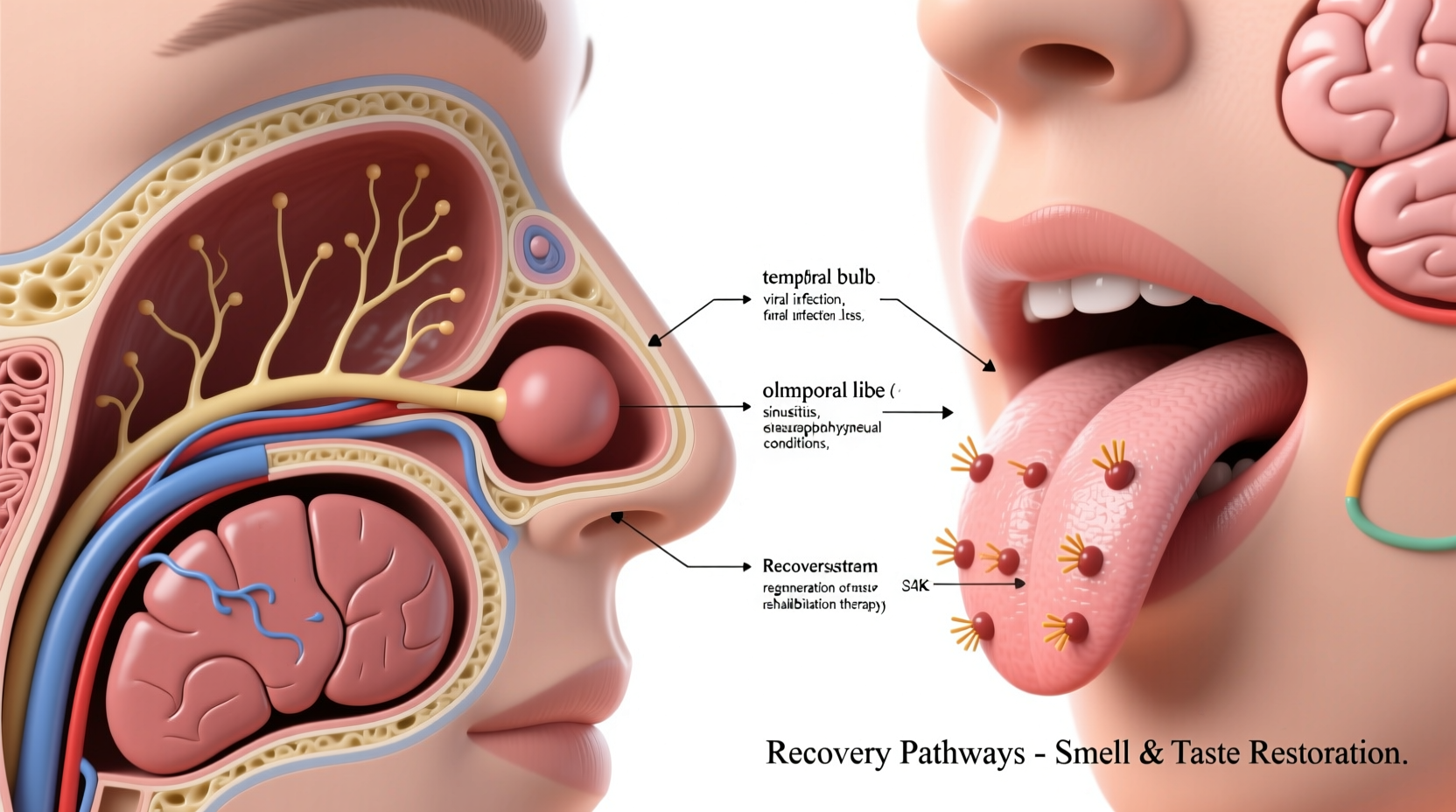 how to get back smell and taste