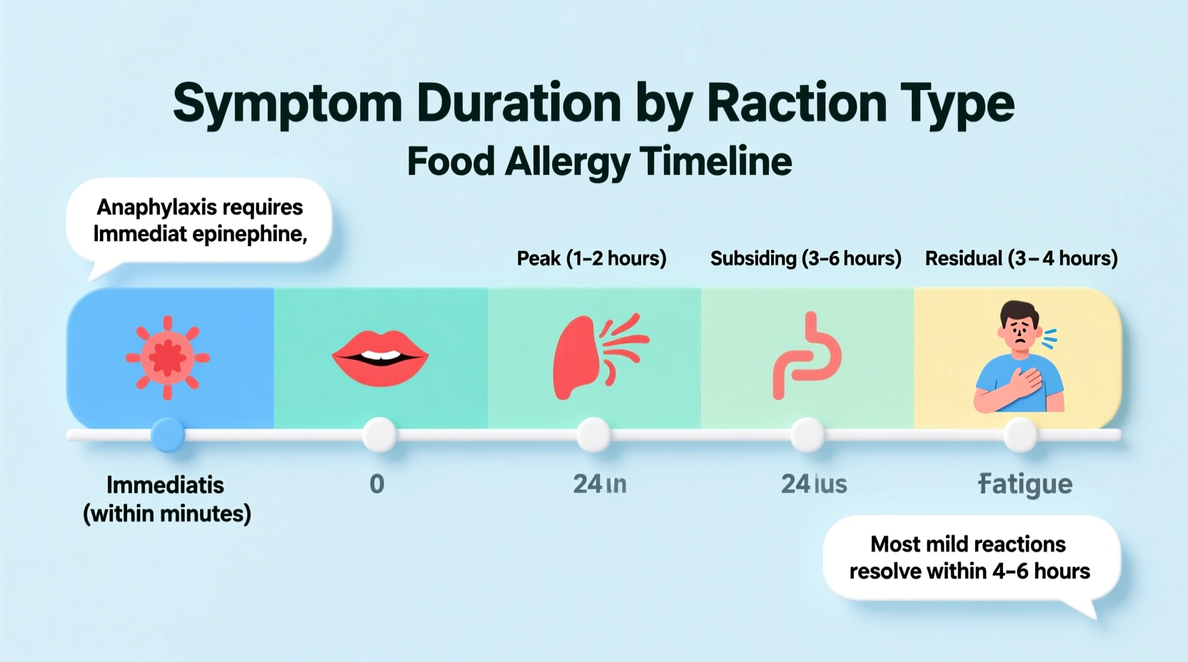 How Long Do Food Allergy Symptoms Last? Medical Timeline