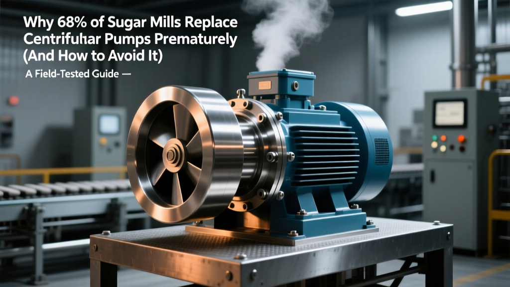 Stop Premature Centrifugal Pump Failure in Sugar Mills