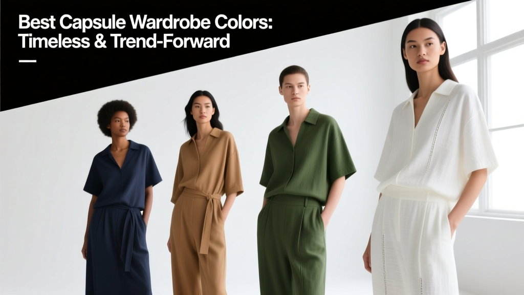 Best Capsule Wardrobe Colors: Timeless & Trend-Forward