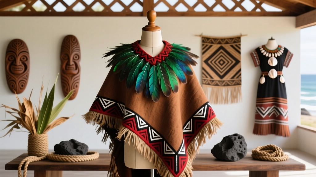 Maori Korowai Feather Weaving And Taniko Border Patterns