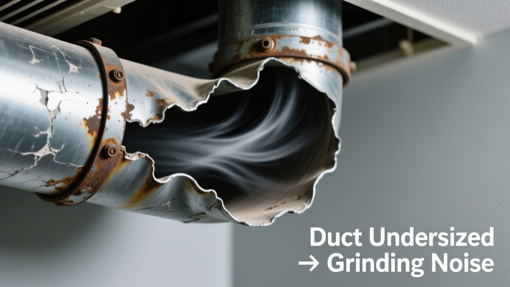 Duct Undersized Making Grinding Noise: Quick Diagnosis