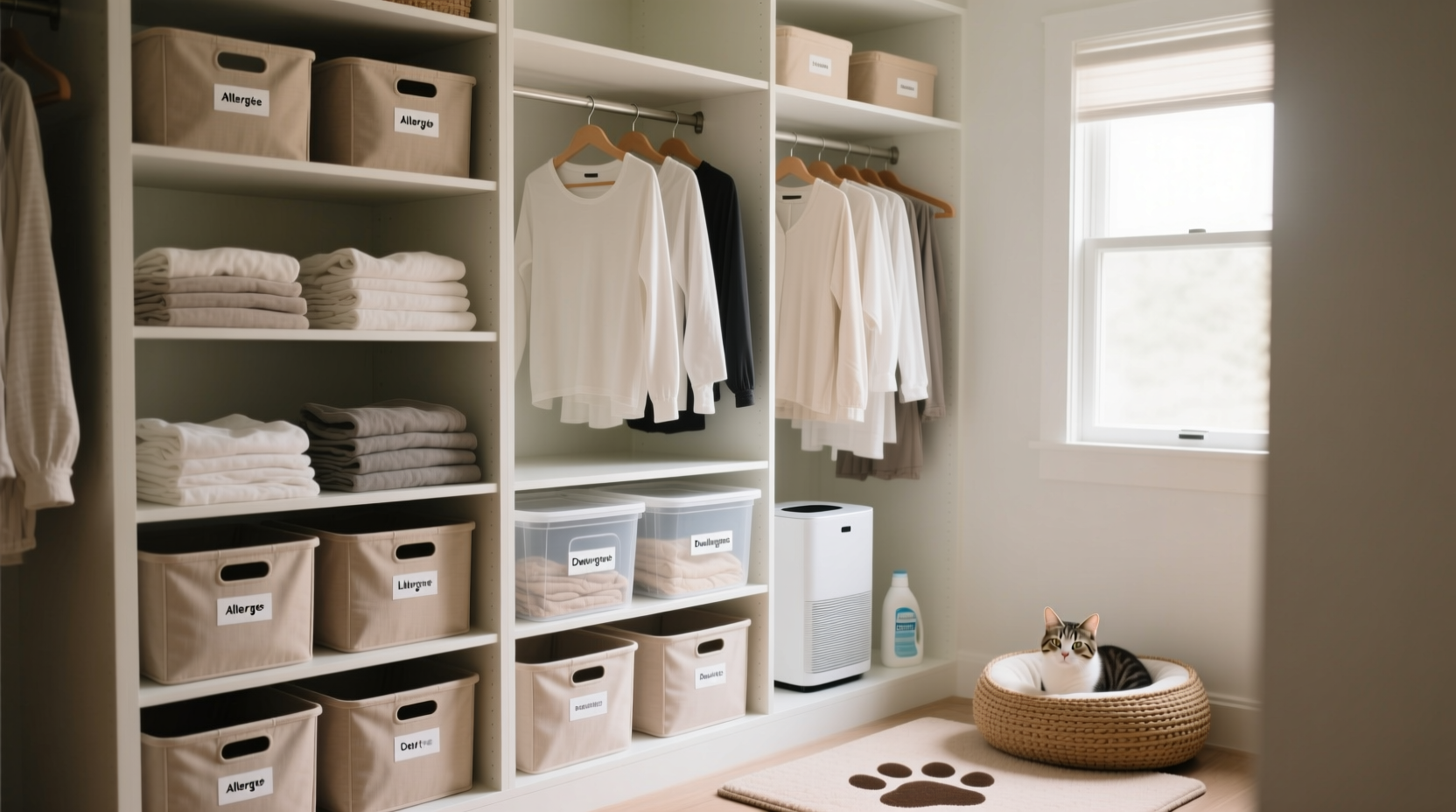 closet organization tips dander residue solved