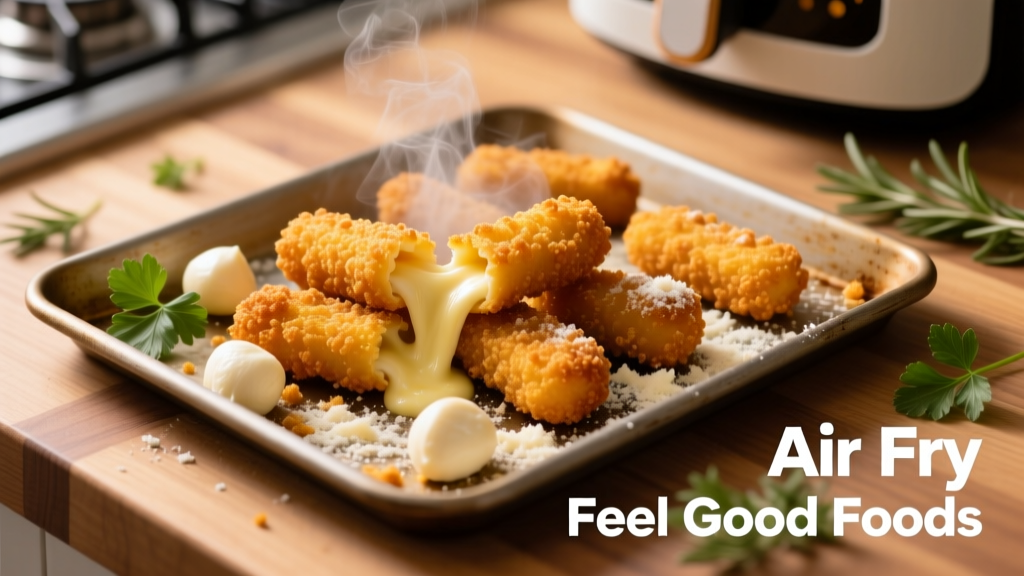 Air Fry Feel Good Foods Mozzarella Sticks Perfectly