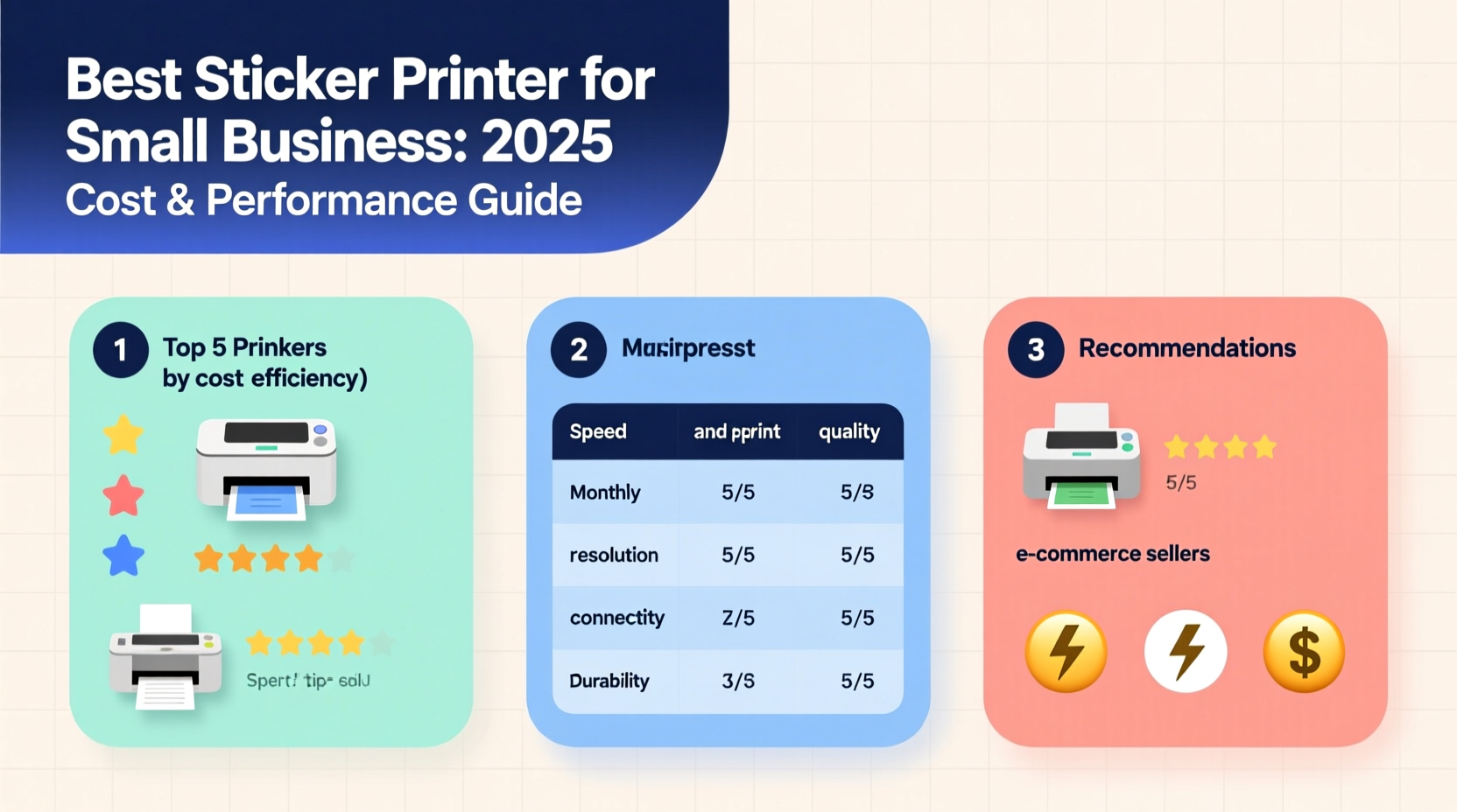 best sticker printer for small business