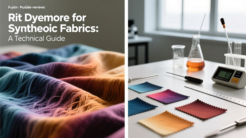 Rit Dyemore for Synthetic Fabrics: A Technical Guide