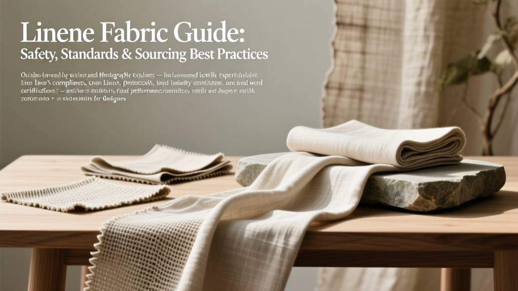 Linene Fabric Guide: Safety, Standards & Sourcing Best Practices