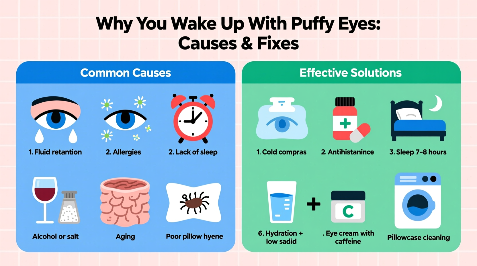 why do i wake up with puffy eyes every morning possible reasons and solutions