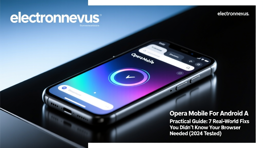 Opera Mobile For Android A Practical Guide: 7 Real-World Fixes You Didn’t Know Your Browser Needed (2024 Tested)