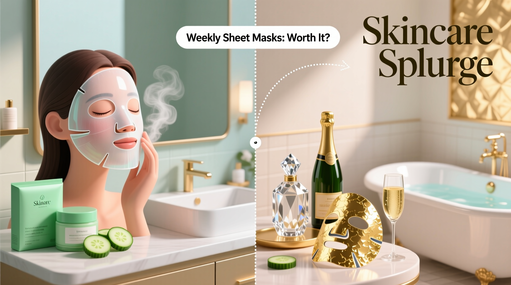 are sheet masks worth using weekly or just a skincare splurge
