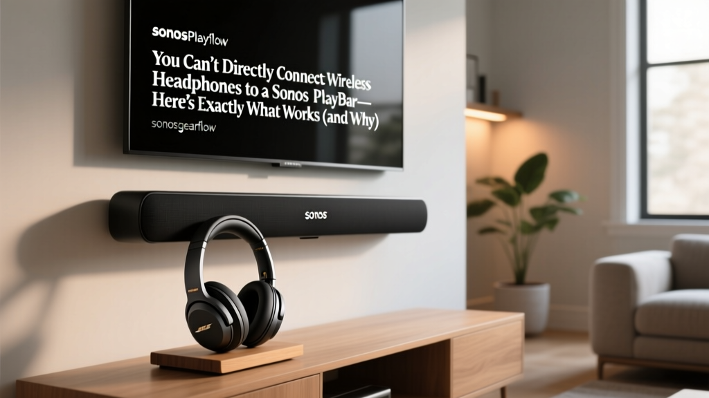 Wireless Headphones to Sonos Playbar (2026)