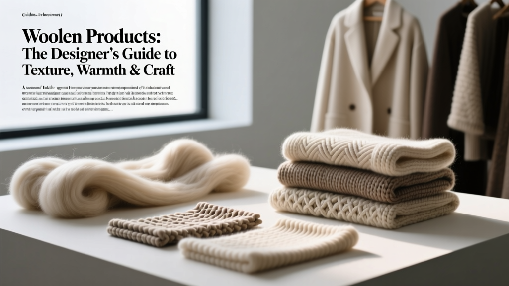 Woolen Products: The Designer’s Guide to Texture, Warmth & Craft