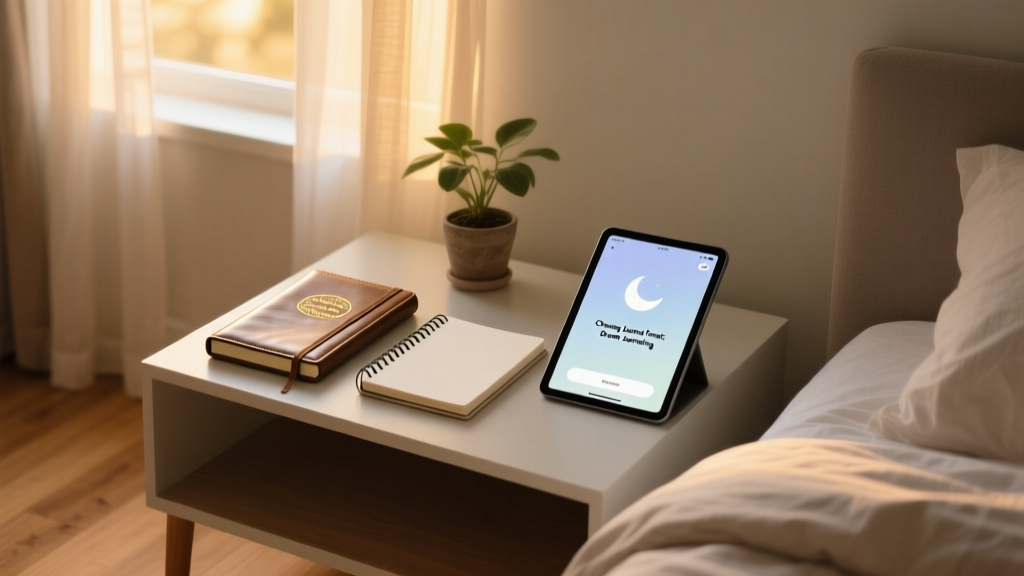 Choosing Journal Format: Dream Journaling