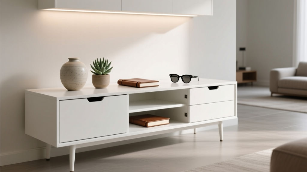 Modern White Console Table with Storage: Buy & Safety Tips