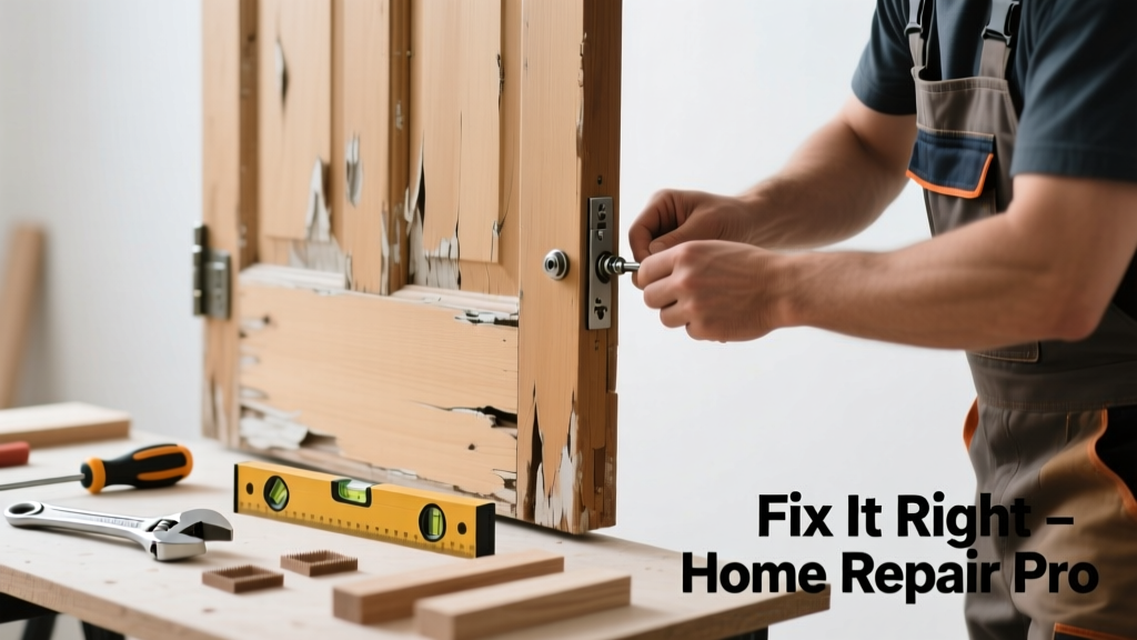 Fix a Sagging Door Making Unusual Noise