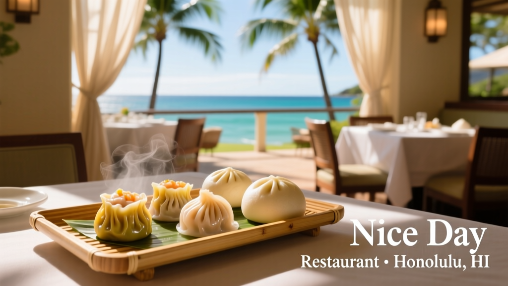 Delicious Dim Sum at Nice Day Restaurant, Honolulu, Hawaii: A Local-Favorite Cantonese Experience in Kaimuki