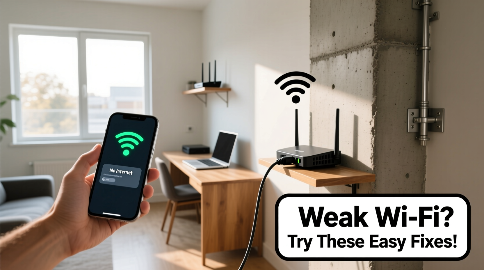 why is my wifi signal weak in one room easy fixes to try