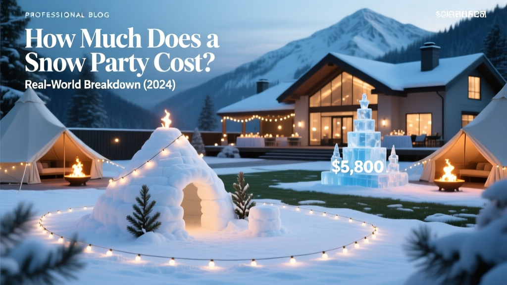 How Much Does a Snow Party Cost? (2026)