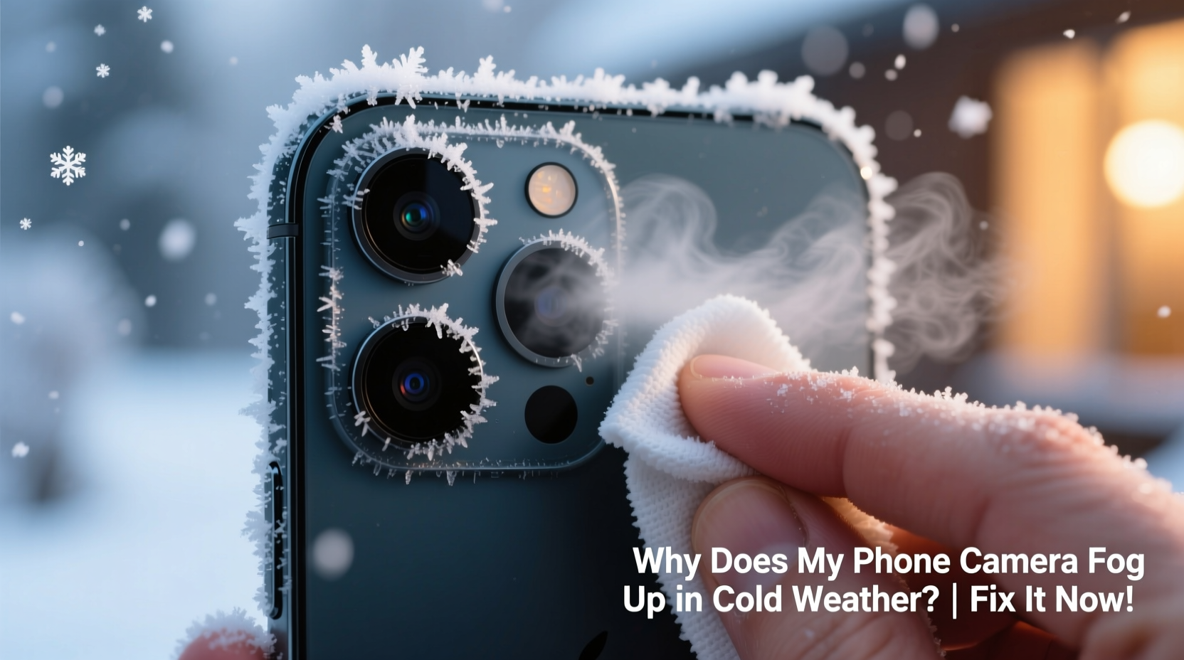 why does my phone camera fog up in cold weather and fixes