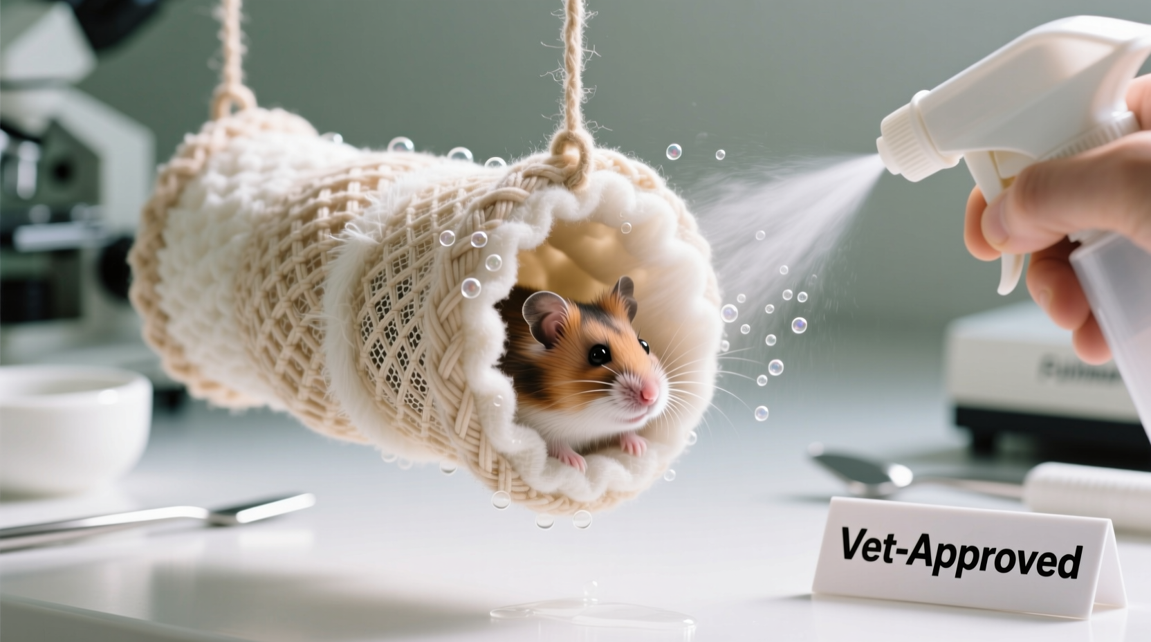 eco friendly cleaning tips for hamster tunnels