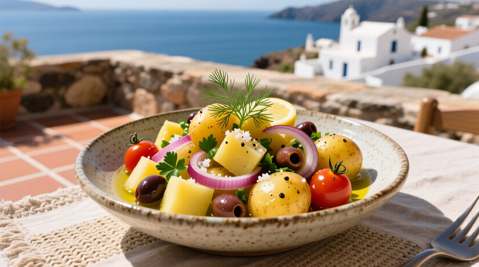 Authentic Mediterranean Potato Salad Recipe & Tips