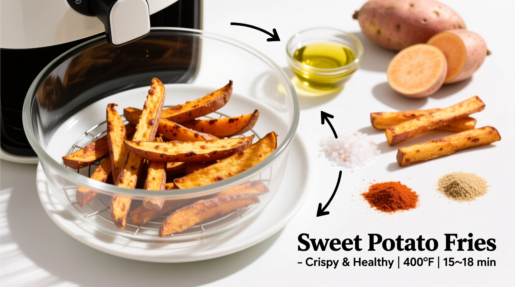 How to Make Perfect Air Fryer Sweet Potato Fries