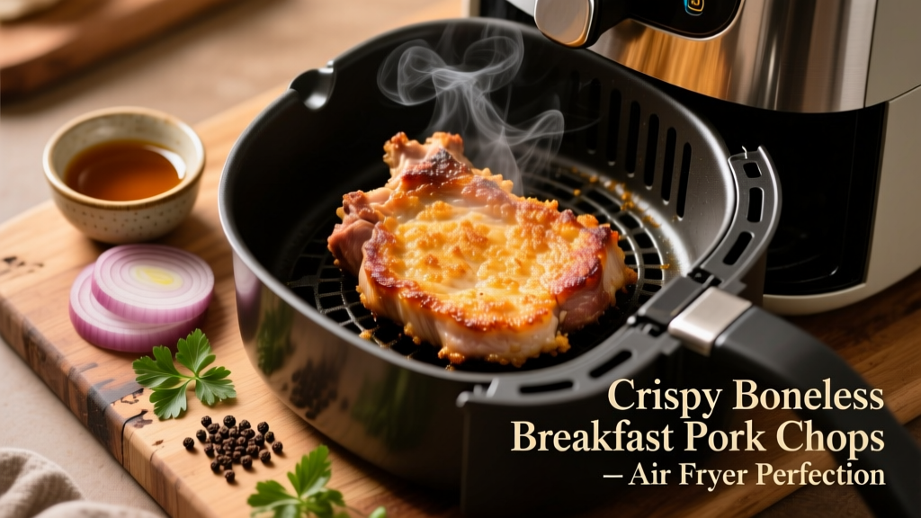 Crispy Boneless Pork Chops in Air Fryer