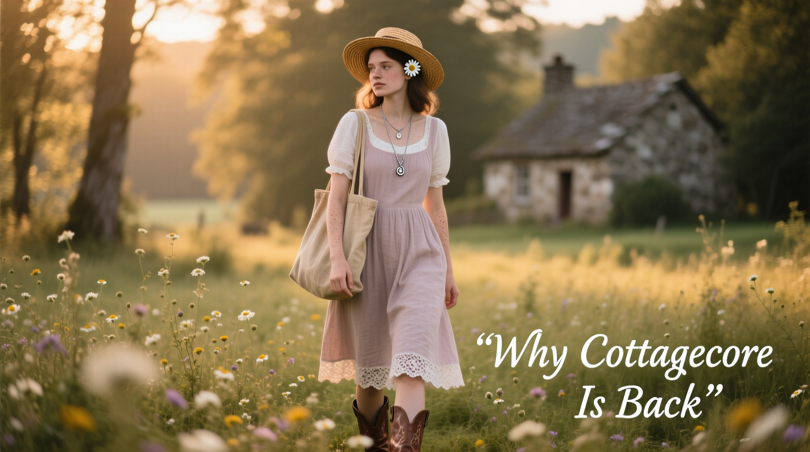 why is cottagecore fashion making a comeback on tiktok and how to style it subtly