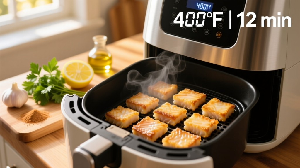 How to Cook Frozen Fish Squares in an Air Fryer