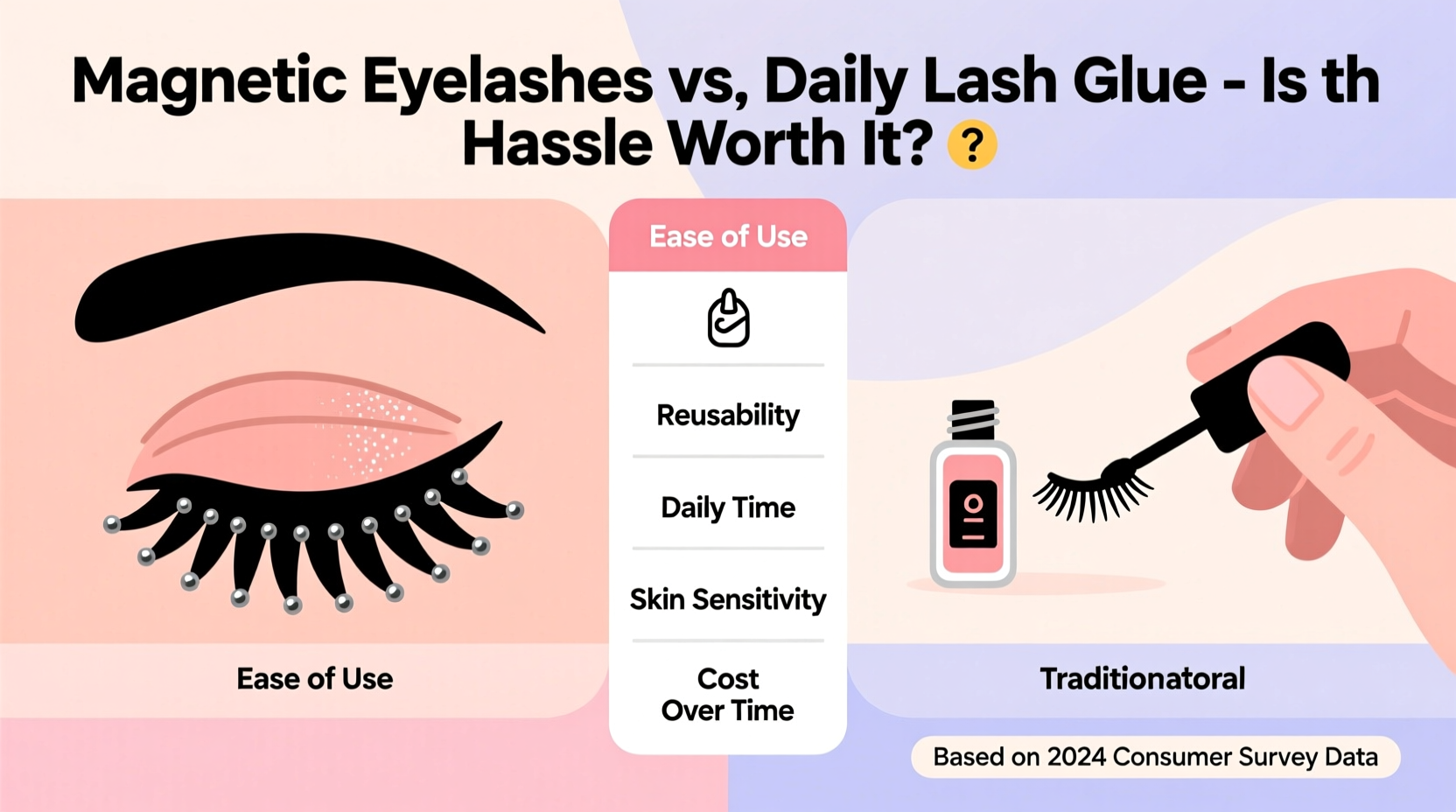 are magnetic eyelashes worth the hassle compared to daily lash glue use