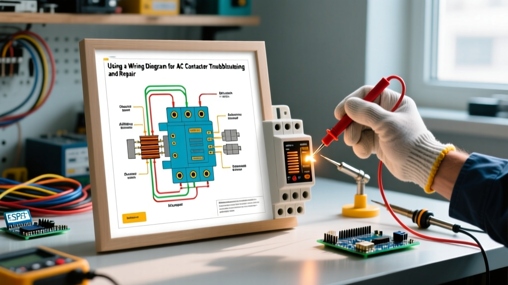 Using a Wiring Diagram for AC Contactor Troubleshooting and Repair